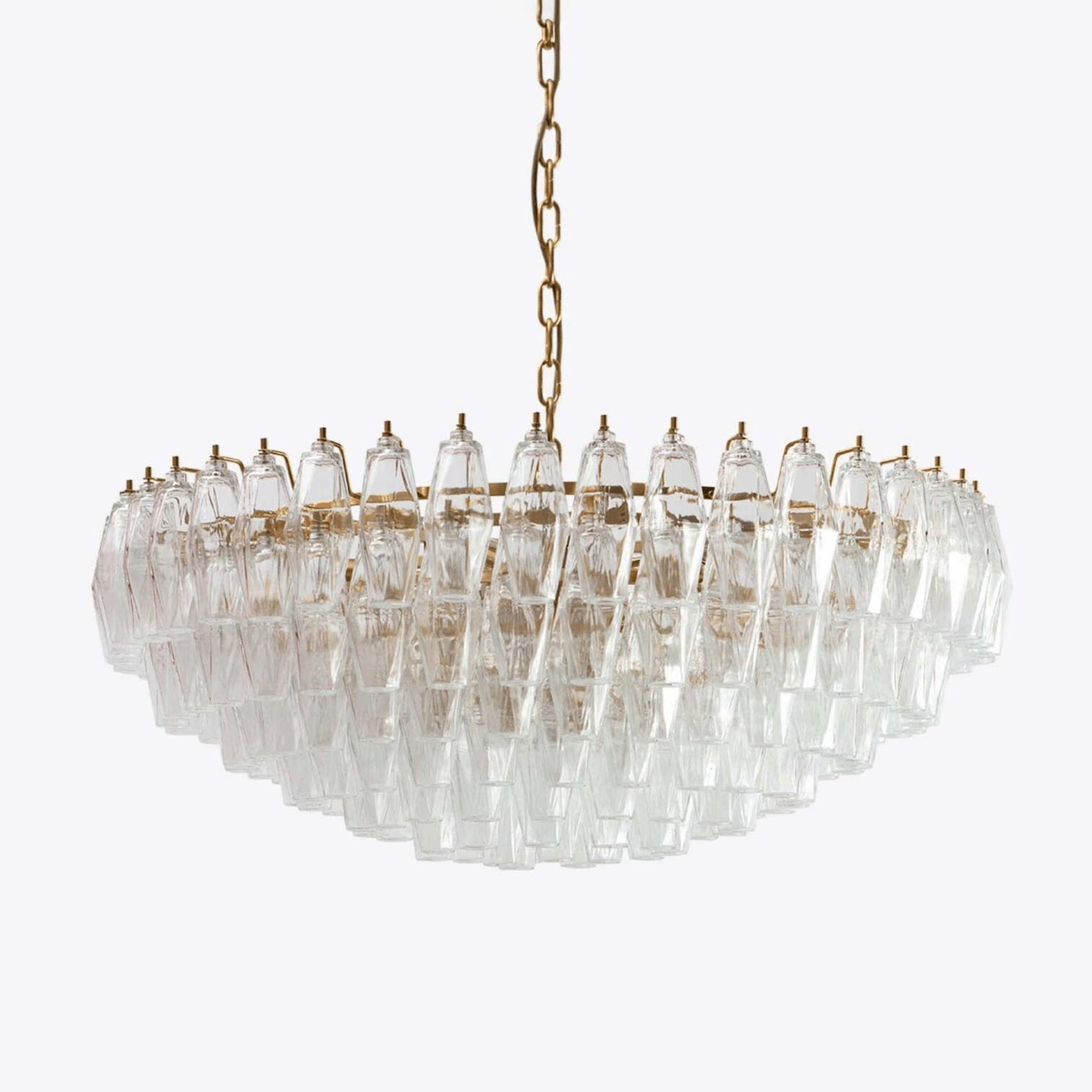 Virelia Polyhedron Murano Glass Chandelier