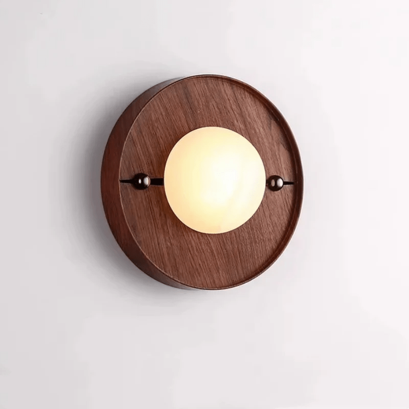 Arden Alabaster Wood Sconce