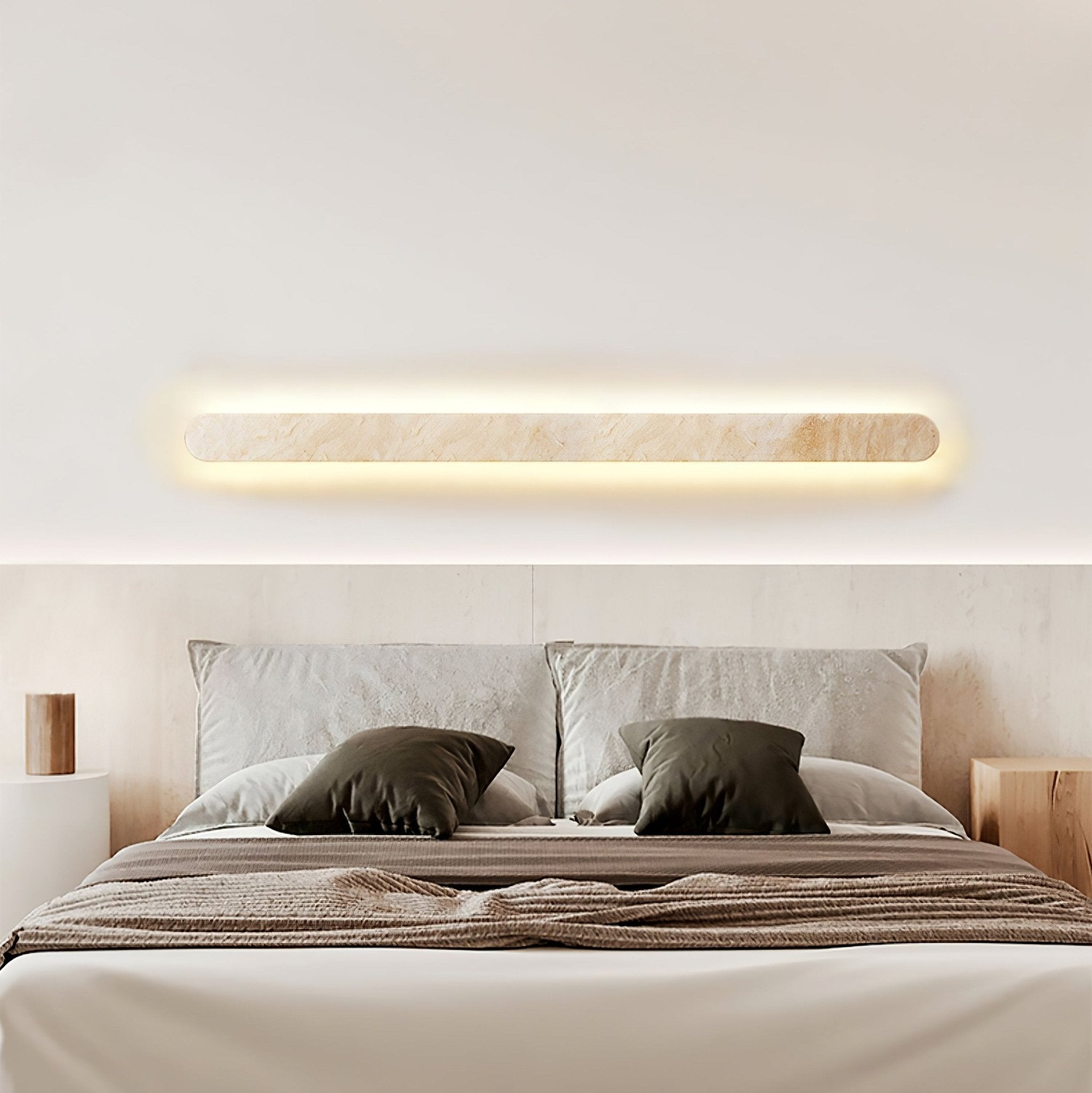 Elyndra Travertine Wall Light
