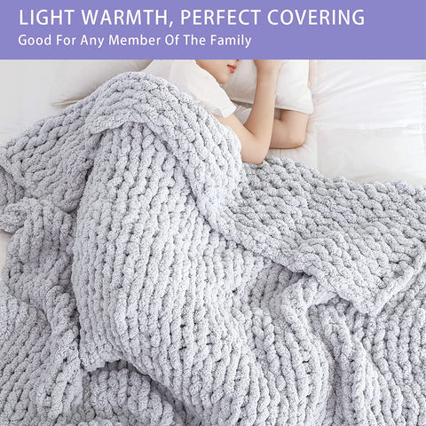 Handmade Ultra-Cozy Chunky Blanket | Perfect for Winter & Relaxing