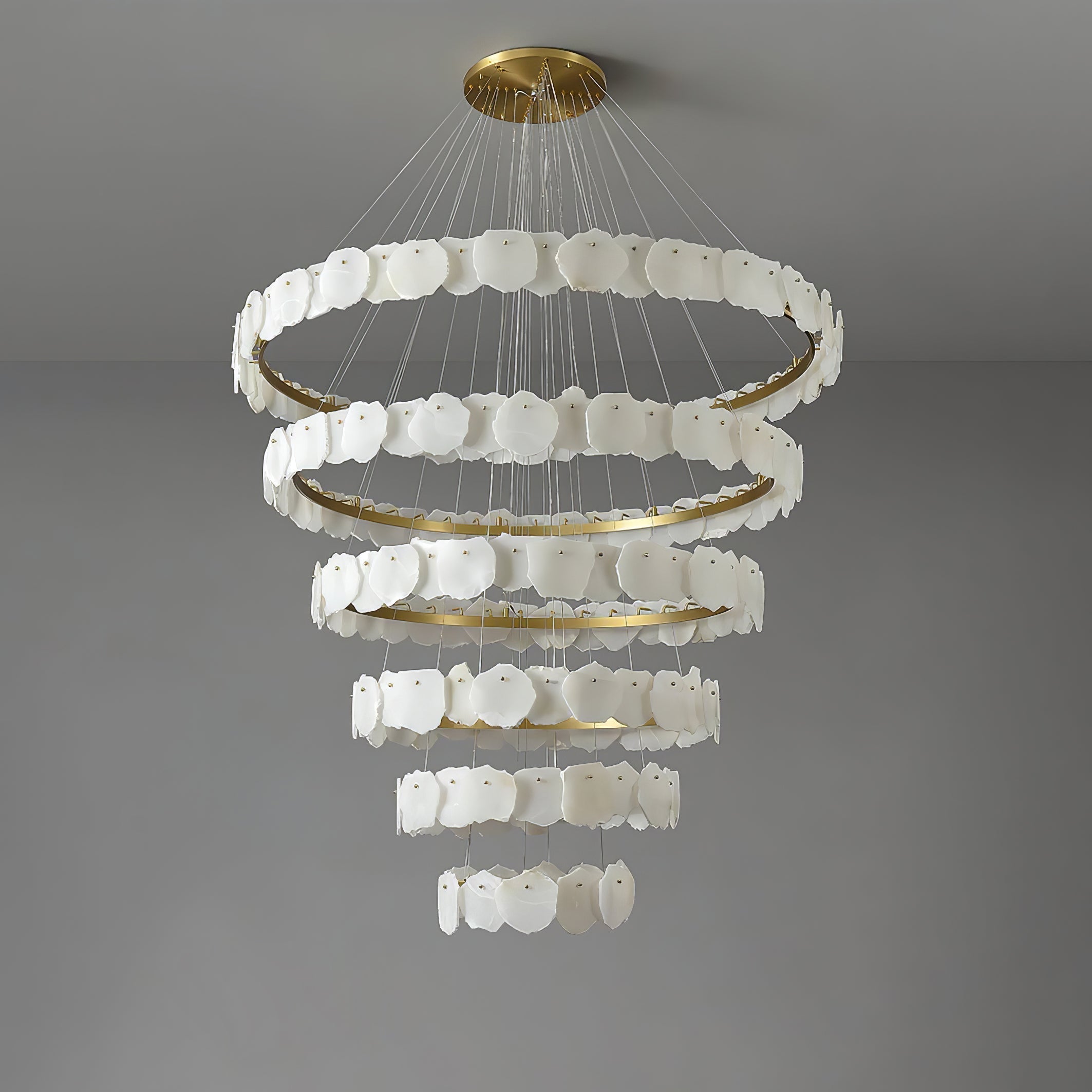 Lunara Grand Alabaster Chandelier