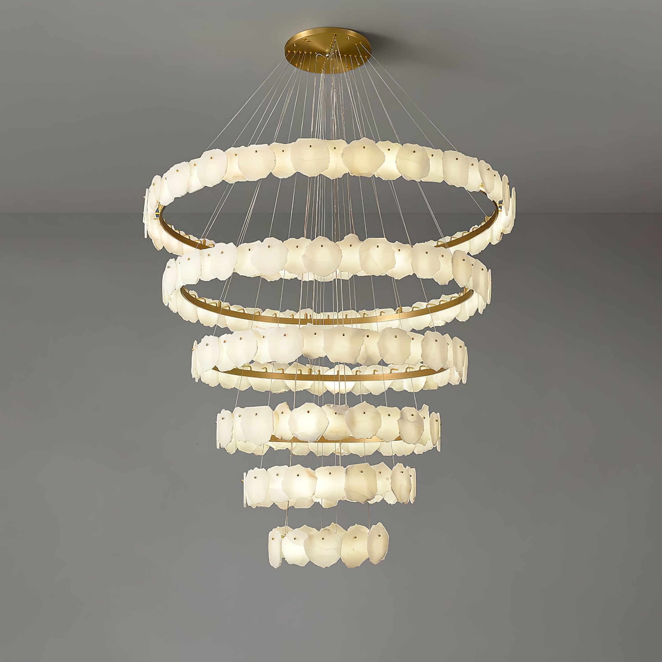 Lunara Grand Alabaster Chandelier