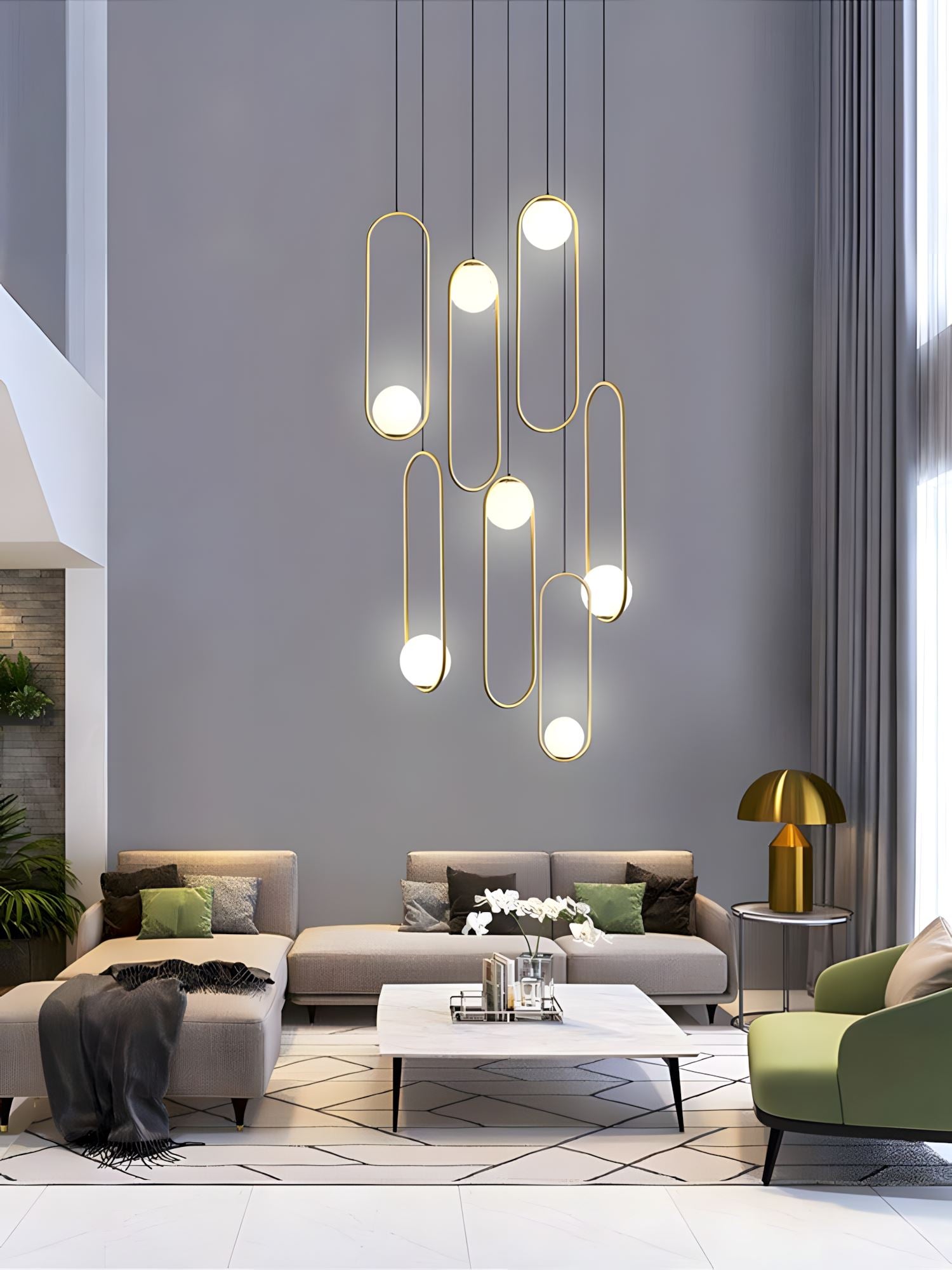 Luminara Tiered Glass Chandelier