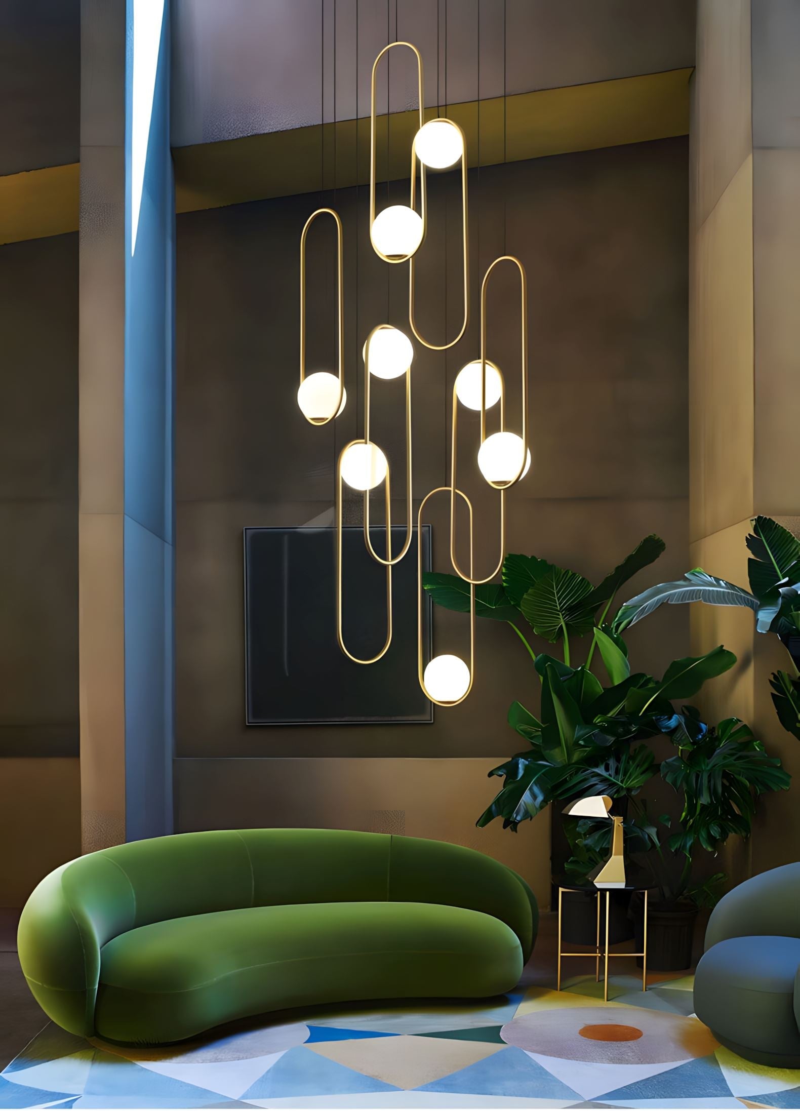Luminara Tiered Glass Chandelier