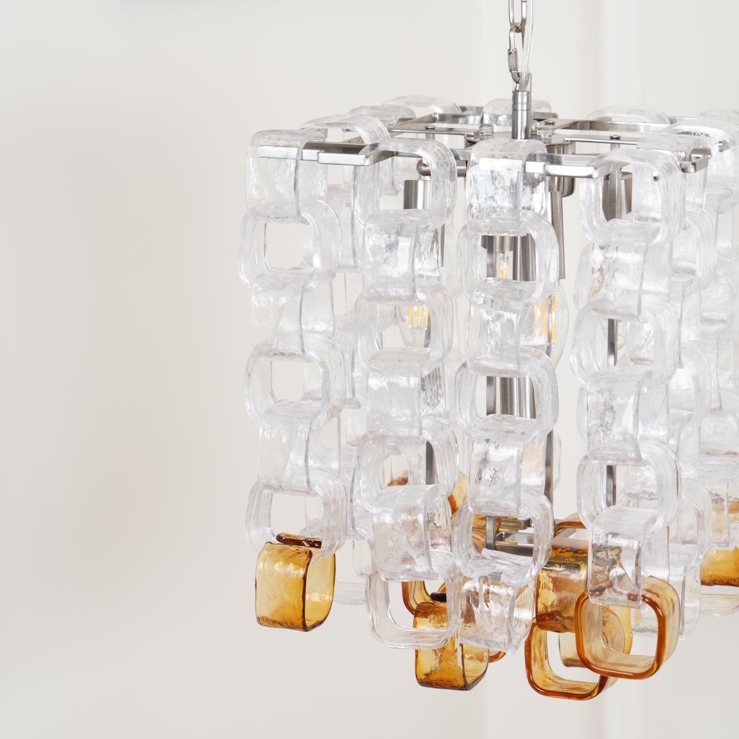 Lunaris Geometric Murano Chandelier