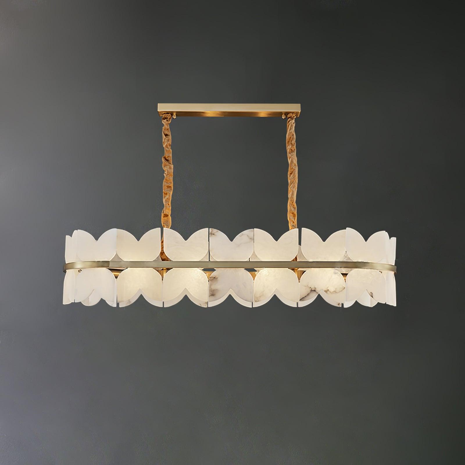 Elara Vintage Alabaster Chandelier