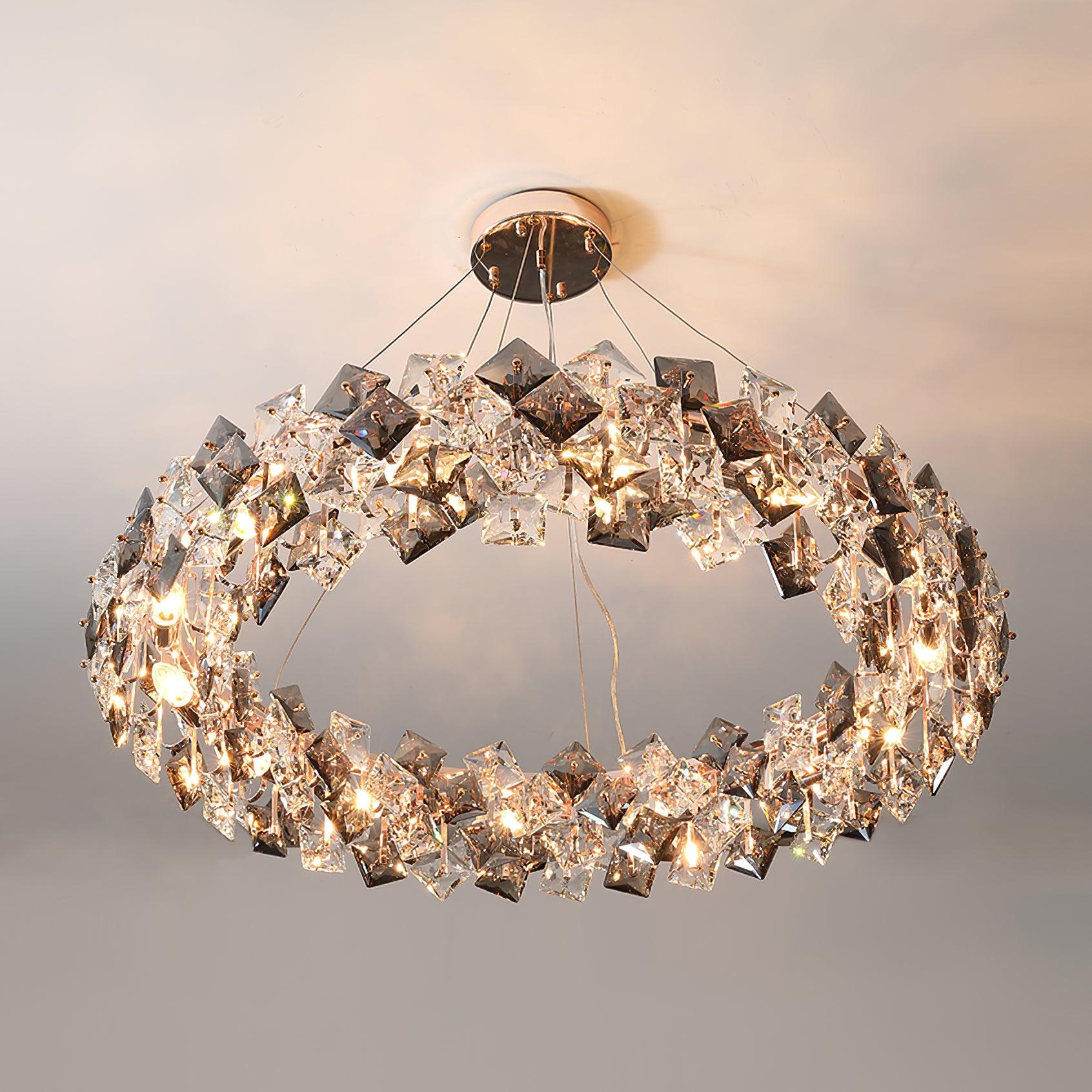 Calysera Round Crystal Chandelier