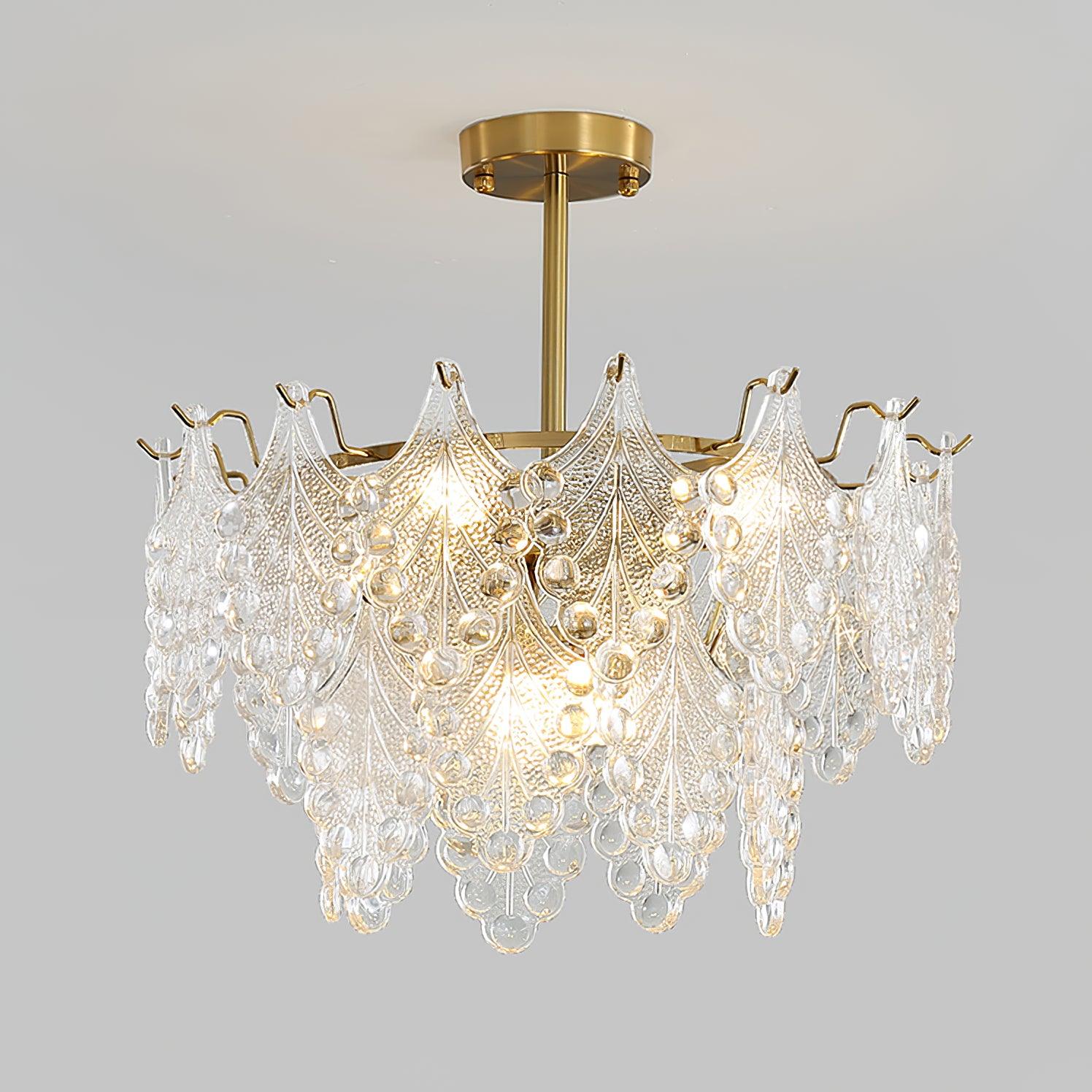 Thalira Crystal Symphony Chandelier