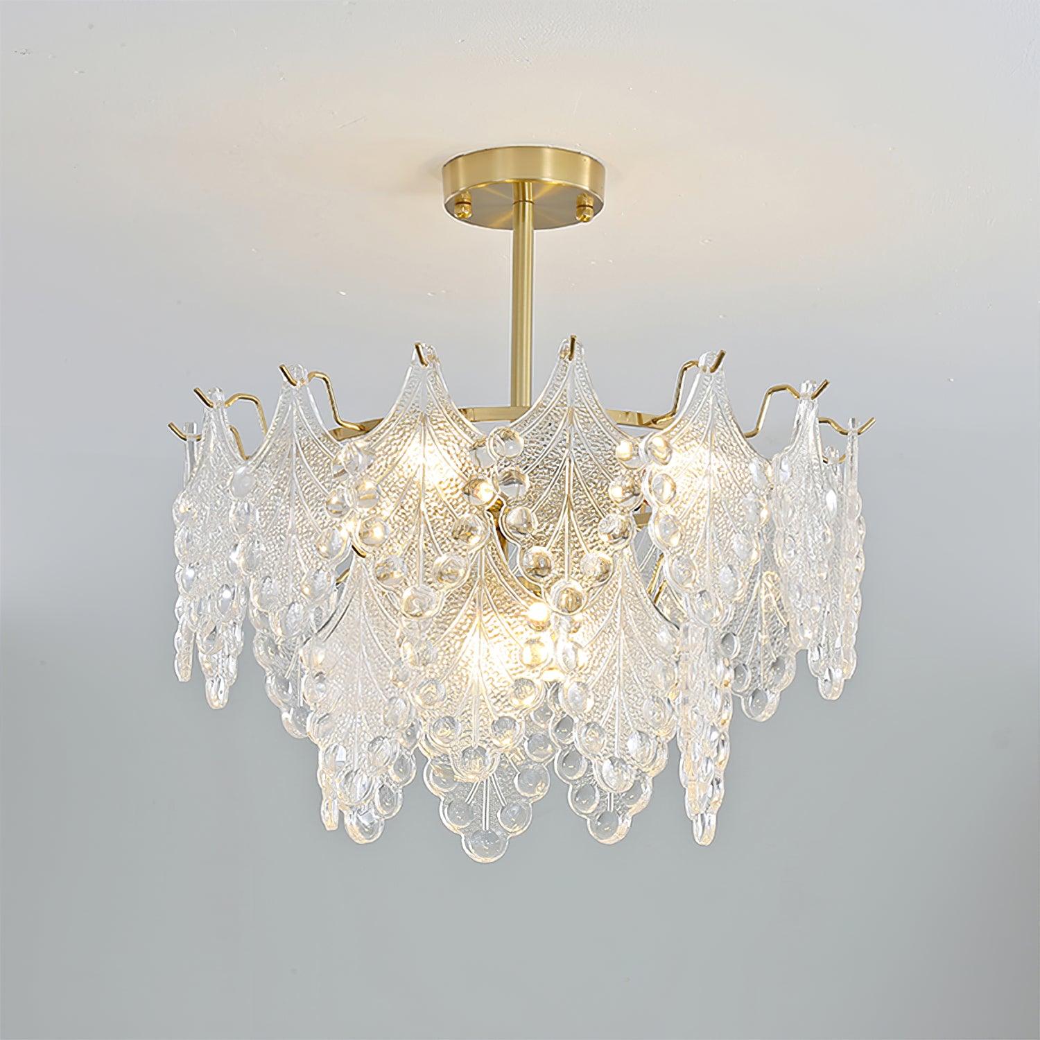 Thalira Crystal Symphony Chandelier