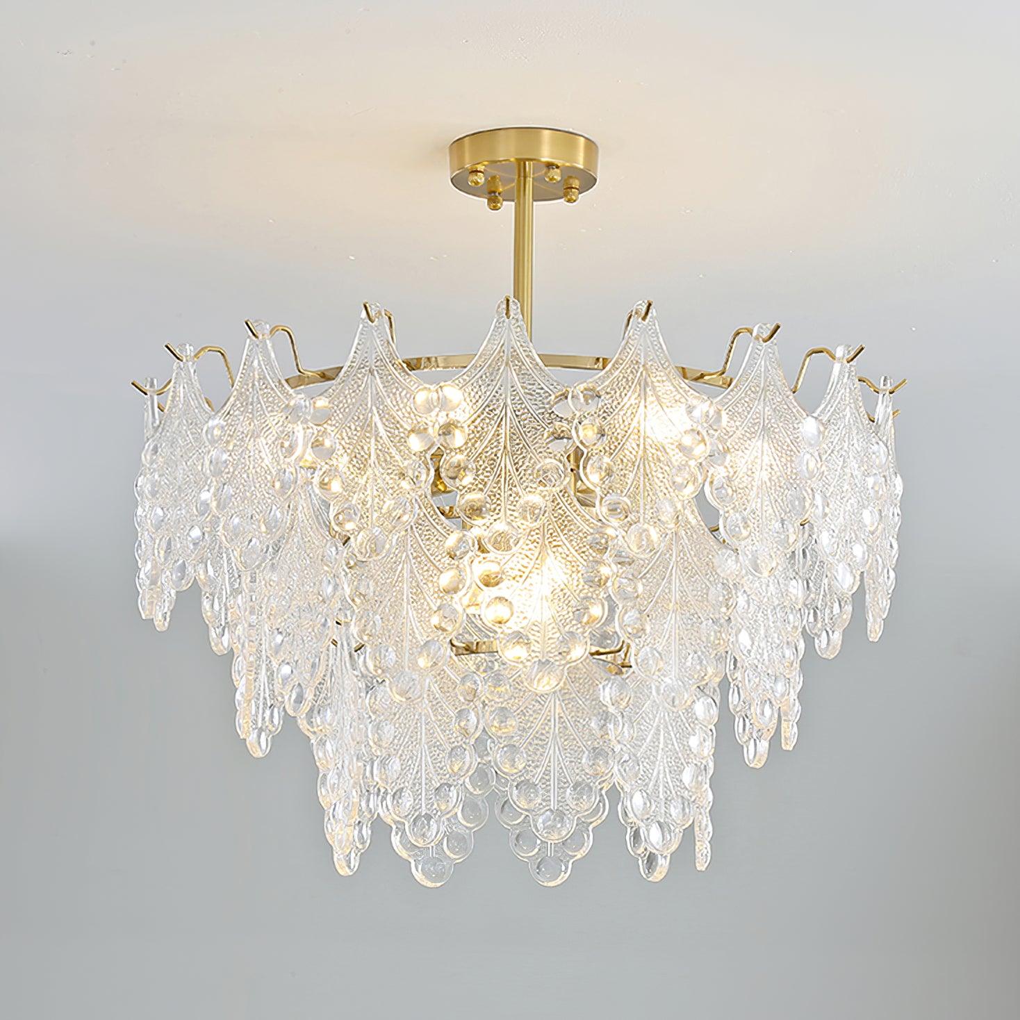 Thalira Crystal Symphony Chandelier
