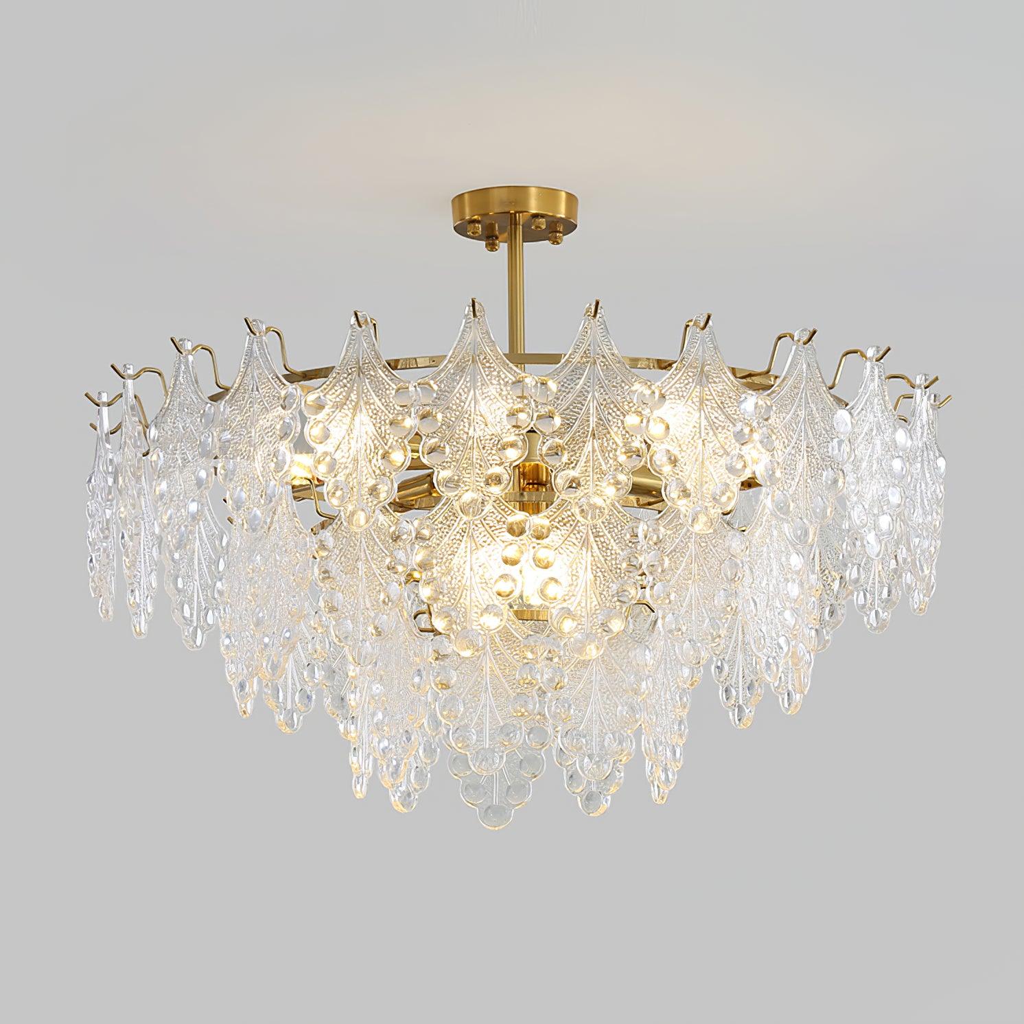 Thalira Crystal Symphony Chandelier