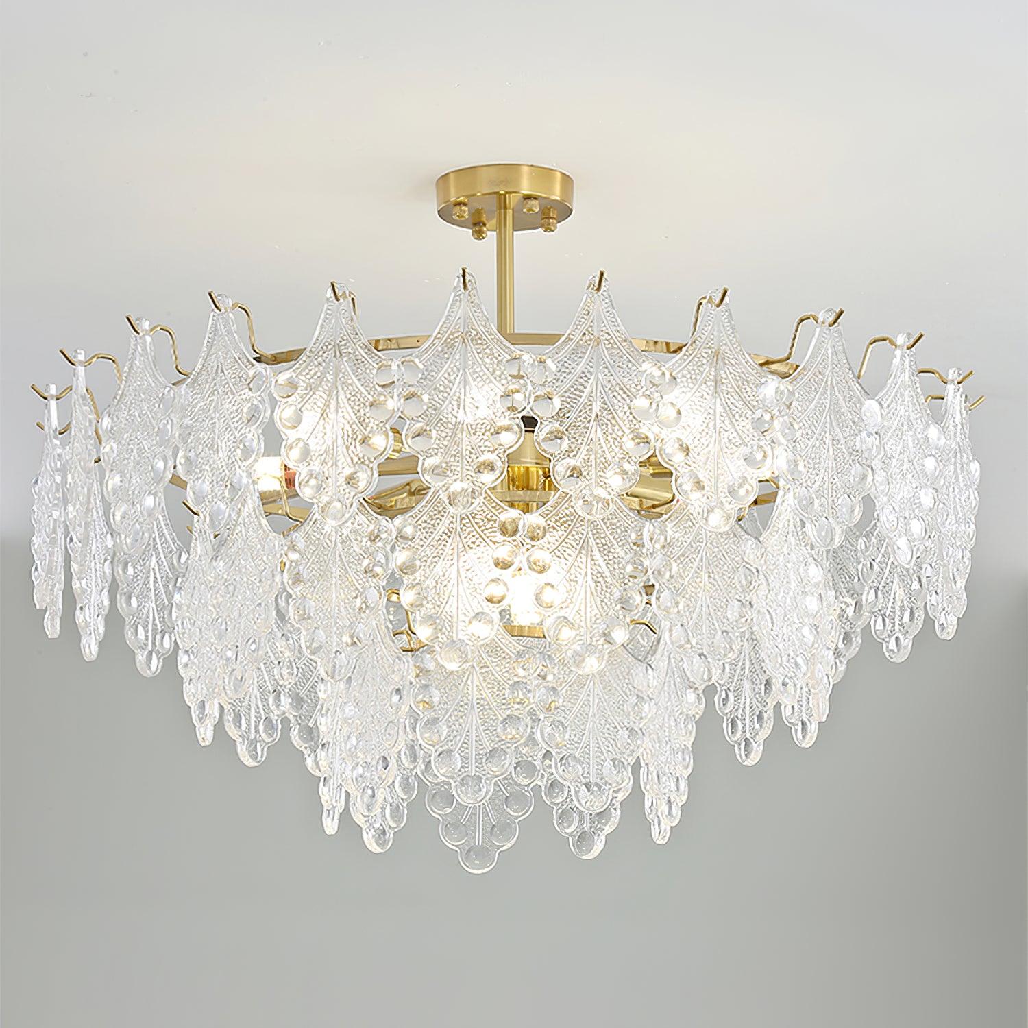 Thalira Crystal Symphony Chandelier