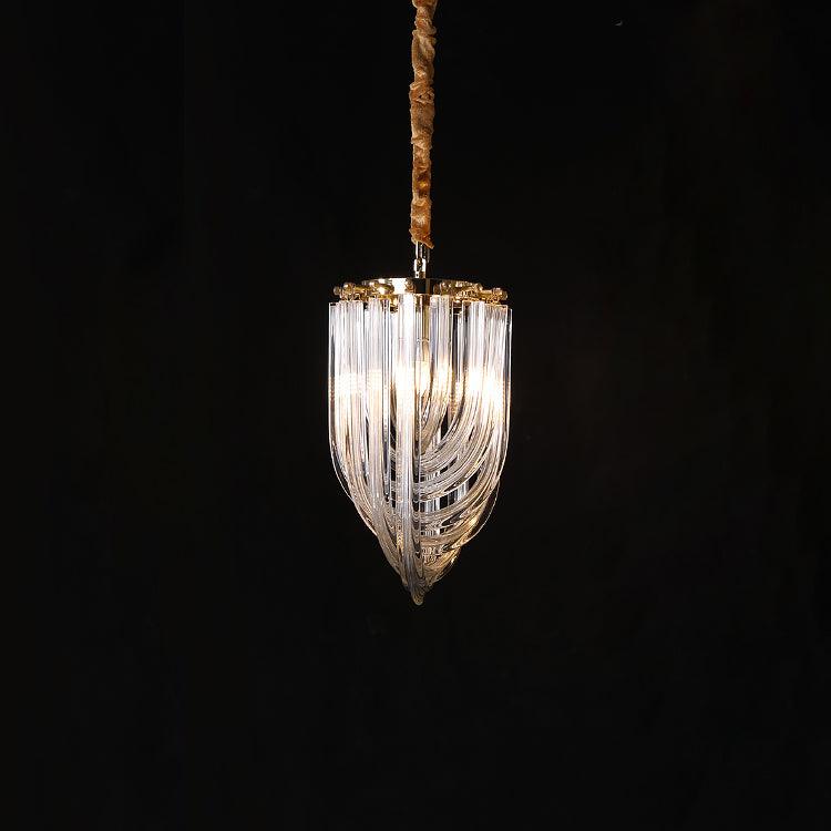 Cyrilla Curved Glass Chandelier