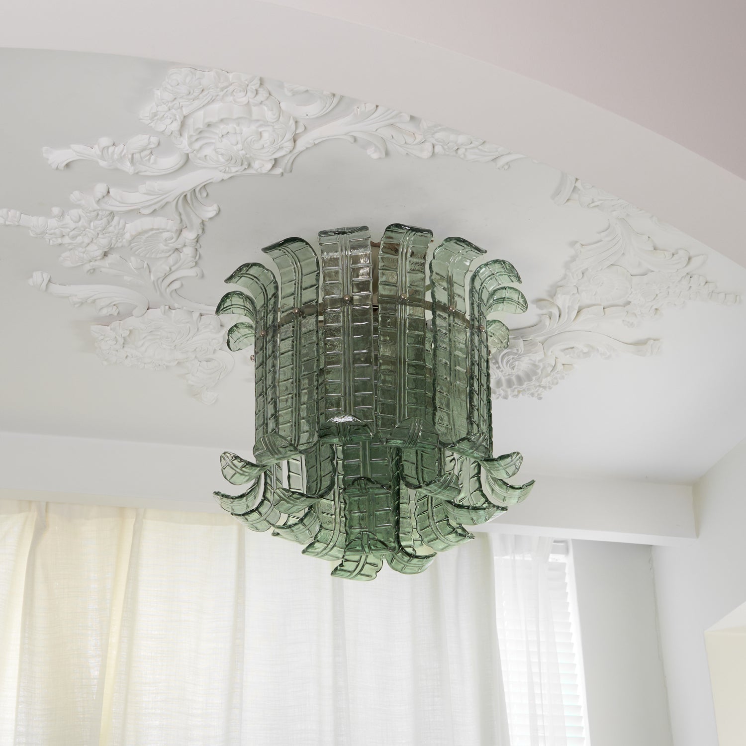Valencia Murano Glass Petal Ceiling Lamp