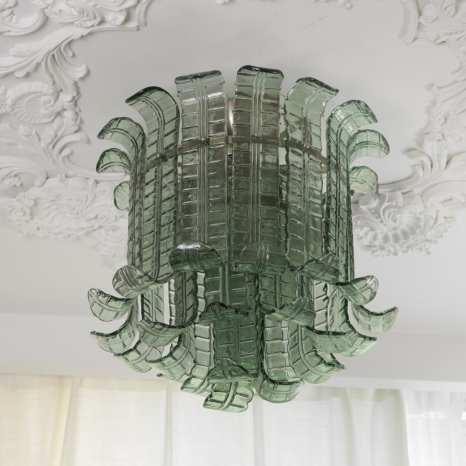 Valencia Murano Glass Petal Ceiling Lamp