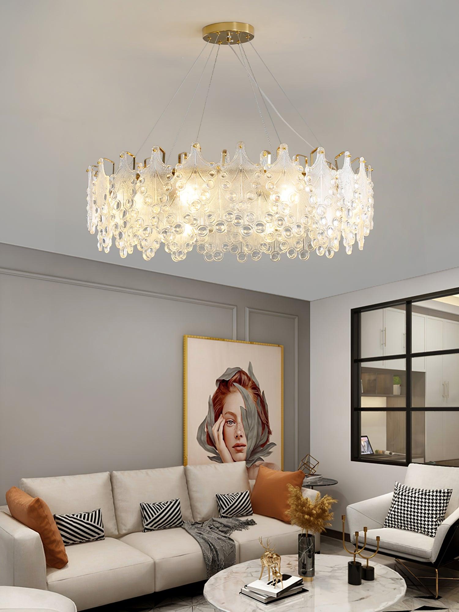 Celestia Crystal Cascade Chandelier