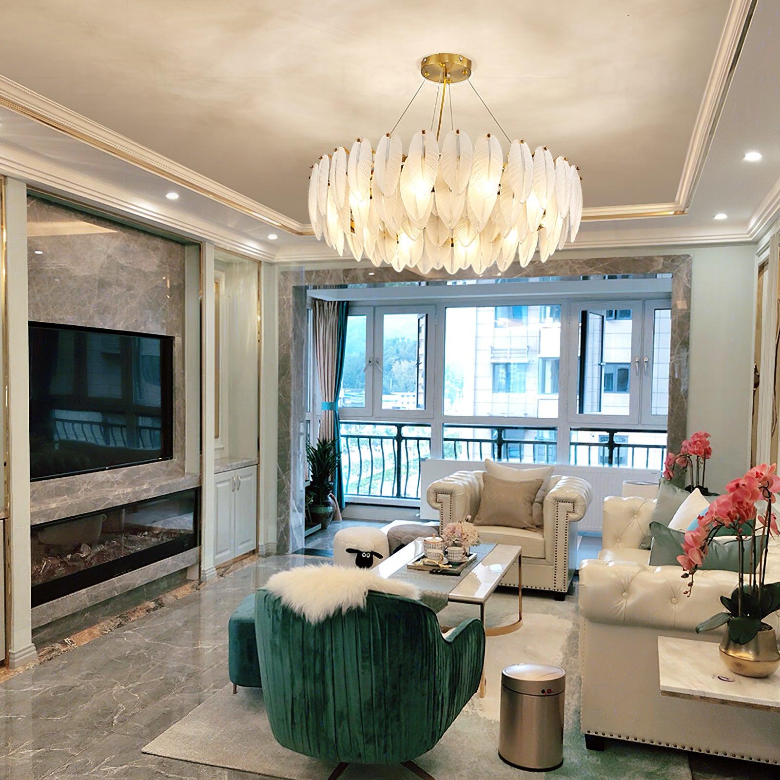 Celestia Crystal Cascade Chandelier