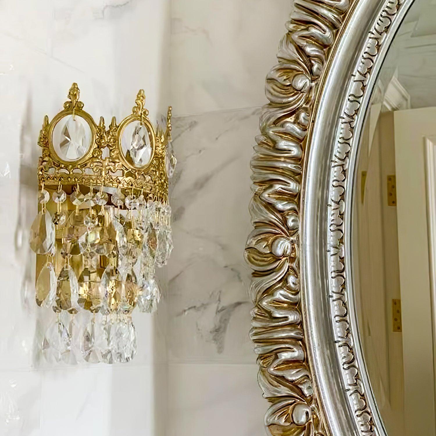 Celestia Vintage Crystal Wall Light