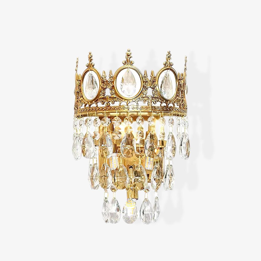 Celestia Vintage Crystal Wall Light