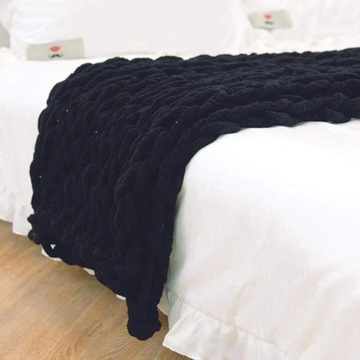 Handmade Ultra-Cozy Chunky Blanket | Perfect for Winter & Relaxing