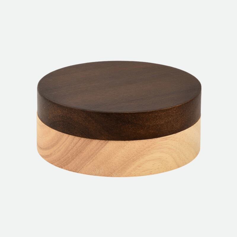 Handcrafted Two-Tone Wooden Ashtray