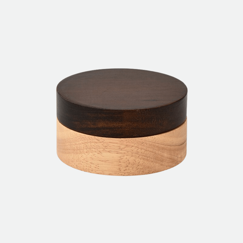Handcrafted Two-Tone Wooden Ashtray