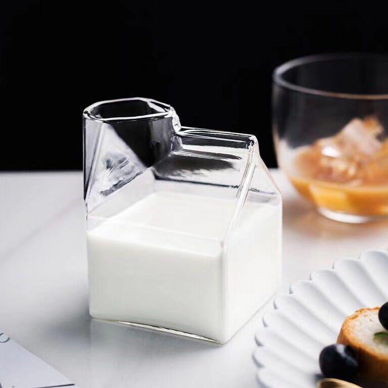 Reusable Glass Milk Bottle