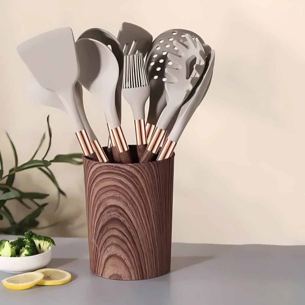 Complete Silicone Kitchen Utensil Set | Non-Scratch & Easy Clean