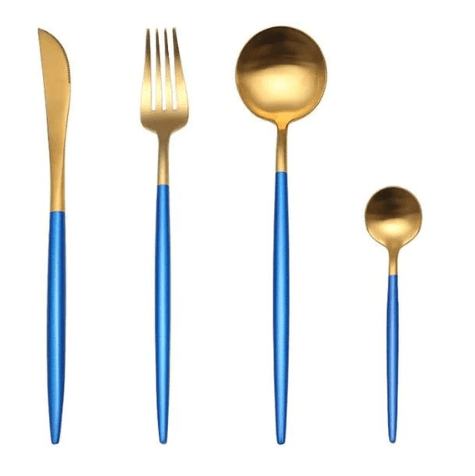 Stainless Steel Gold & Silver Elegant Dining