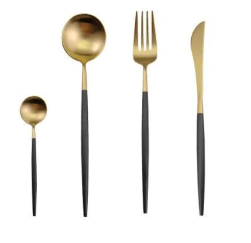 Stainless Steel Gold & Silver Elegant Dining