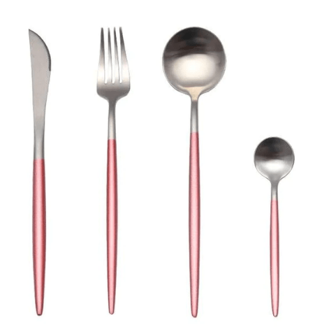 Stainless Steel Gold & Silver Elegant Dining