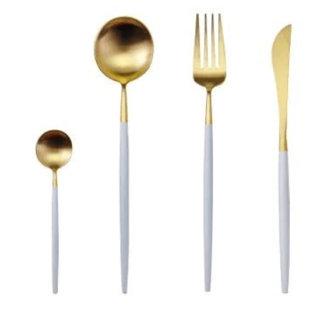 Stainless Steel Gold & Silver Elegant Dining