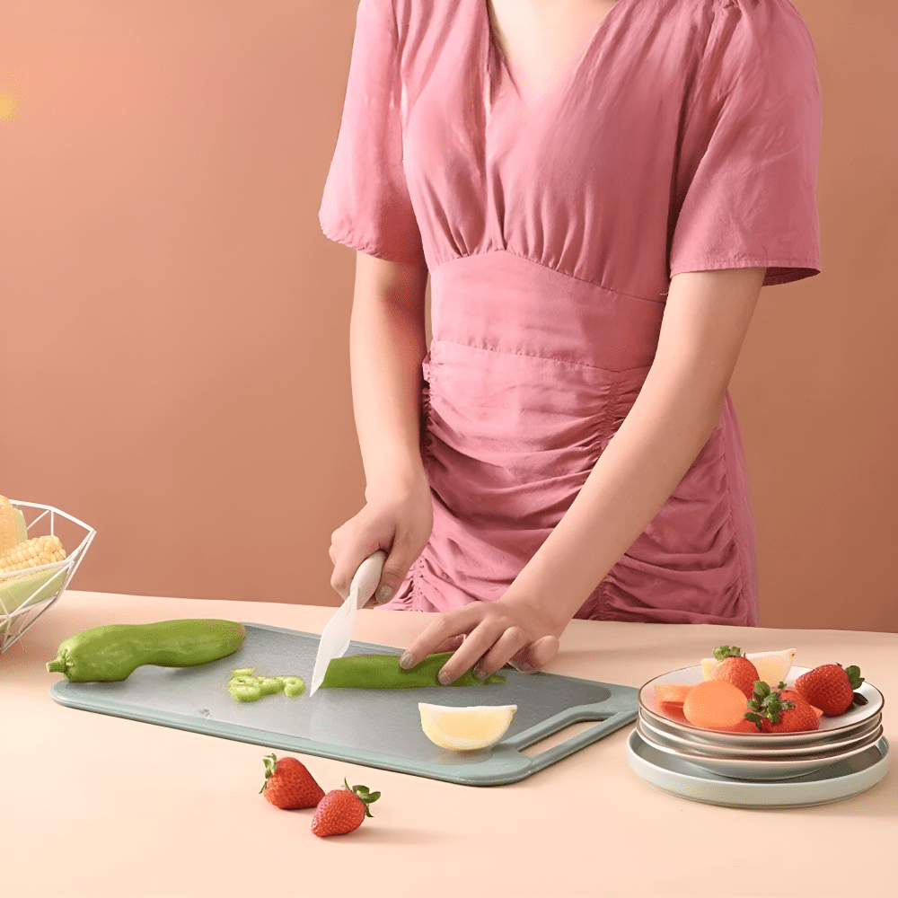 Antibacterial Stainless Steel Cutting & Grating Board
