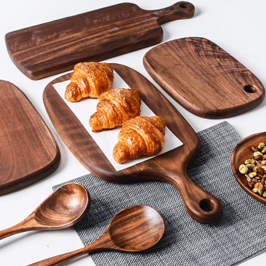 Handcrafted Black Walnut Wood Cutting Board