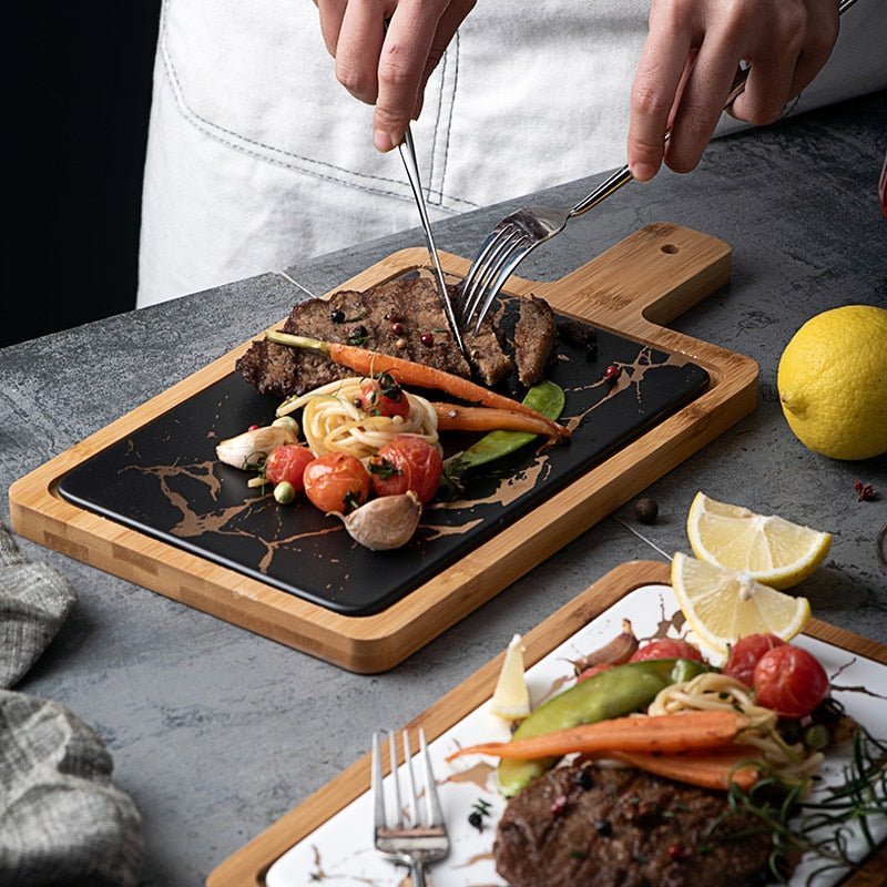 SteakMaster Ceramic Serving Tray