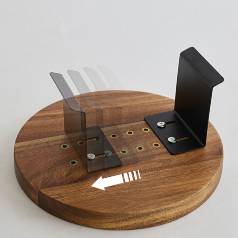 Norwegian Walnut Wood Side Table