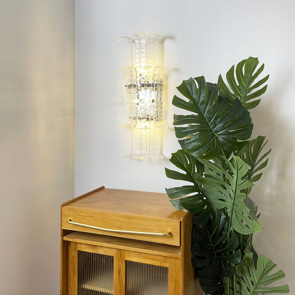 Crystal Panel Wall Sconce