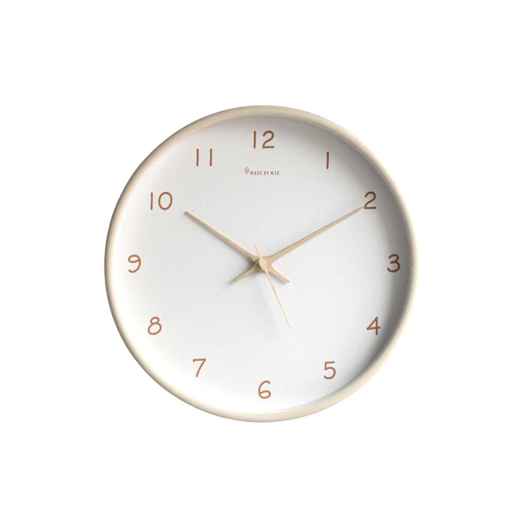Minimalist Wooden Walnut Wall Clock