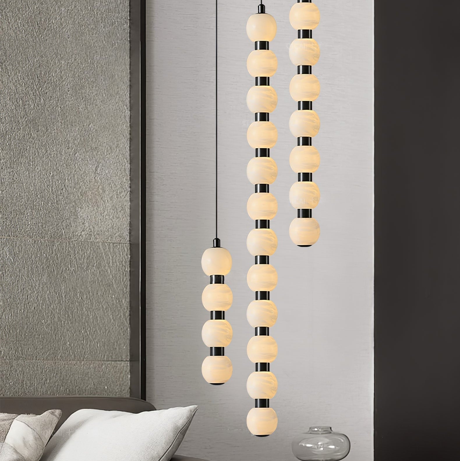 Alabaster Cascade Pendant Light
