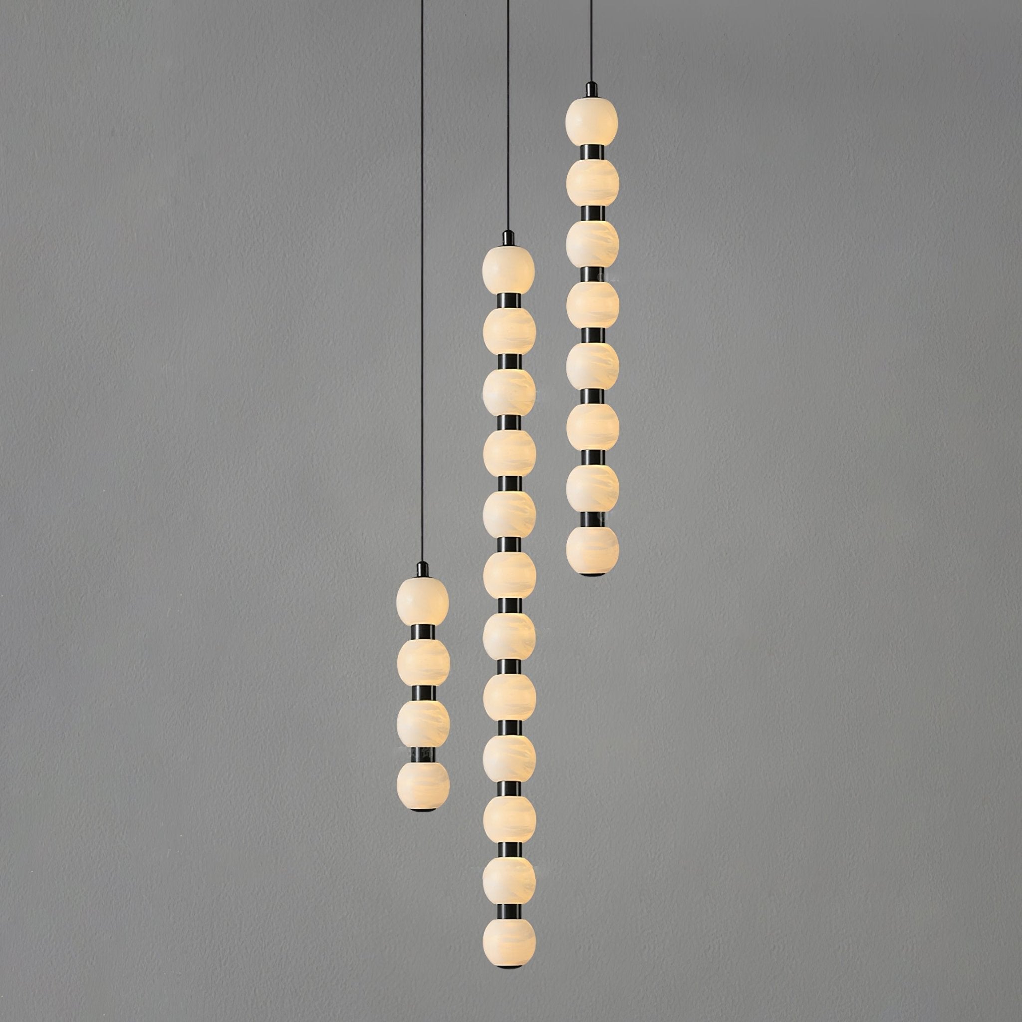 Alabaster Cascade Pendant Light