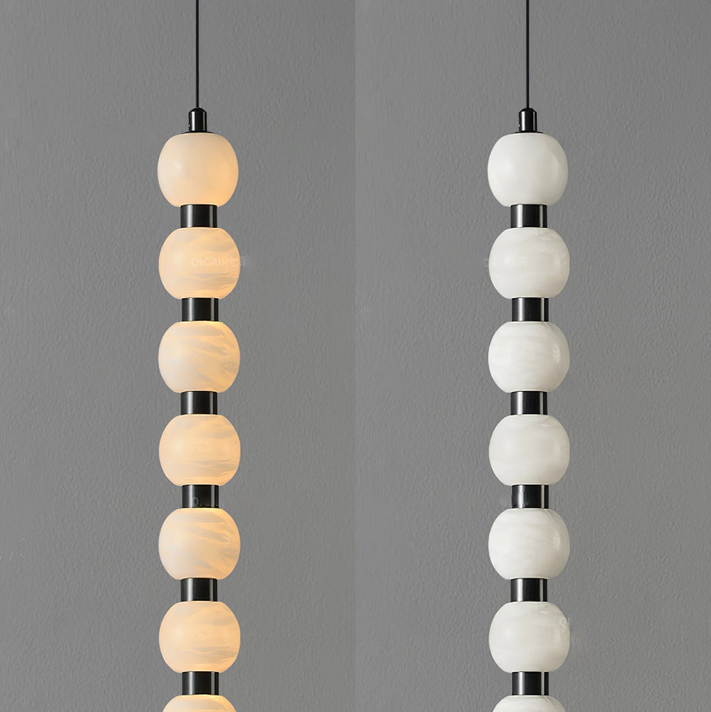 Alabaster Cascade Pendant Light