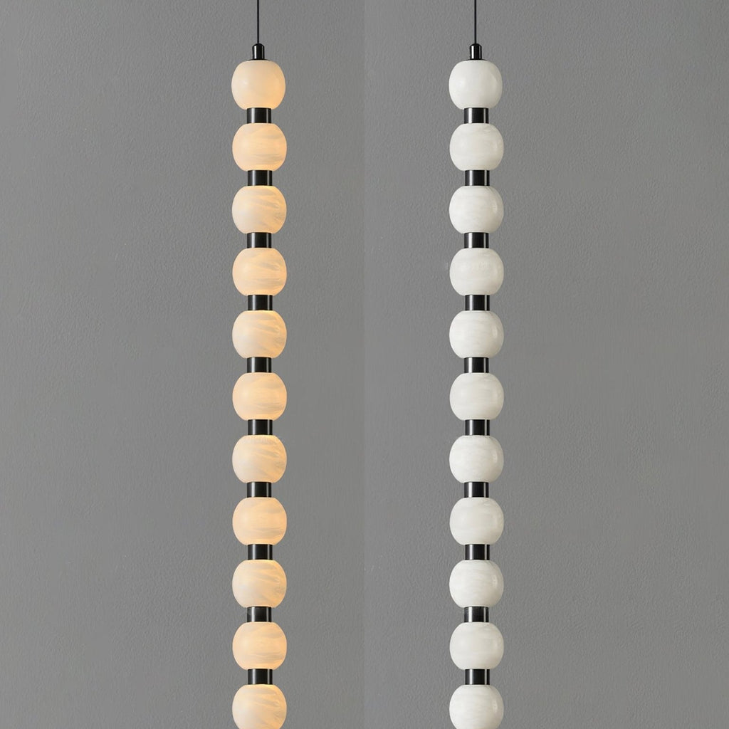 Alabaster Cascade Pendant Light