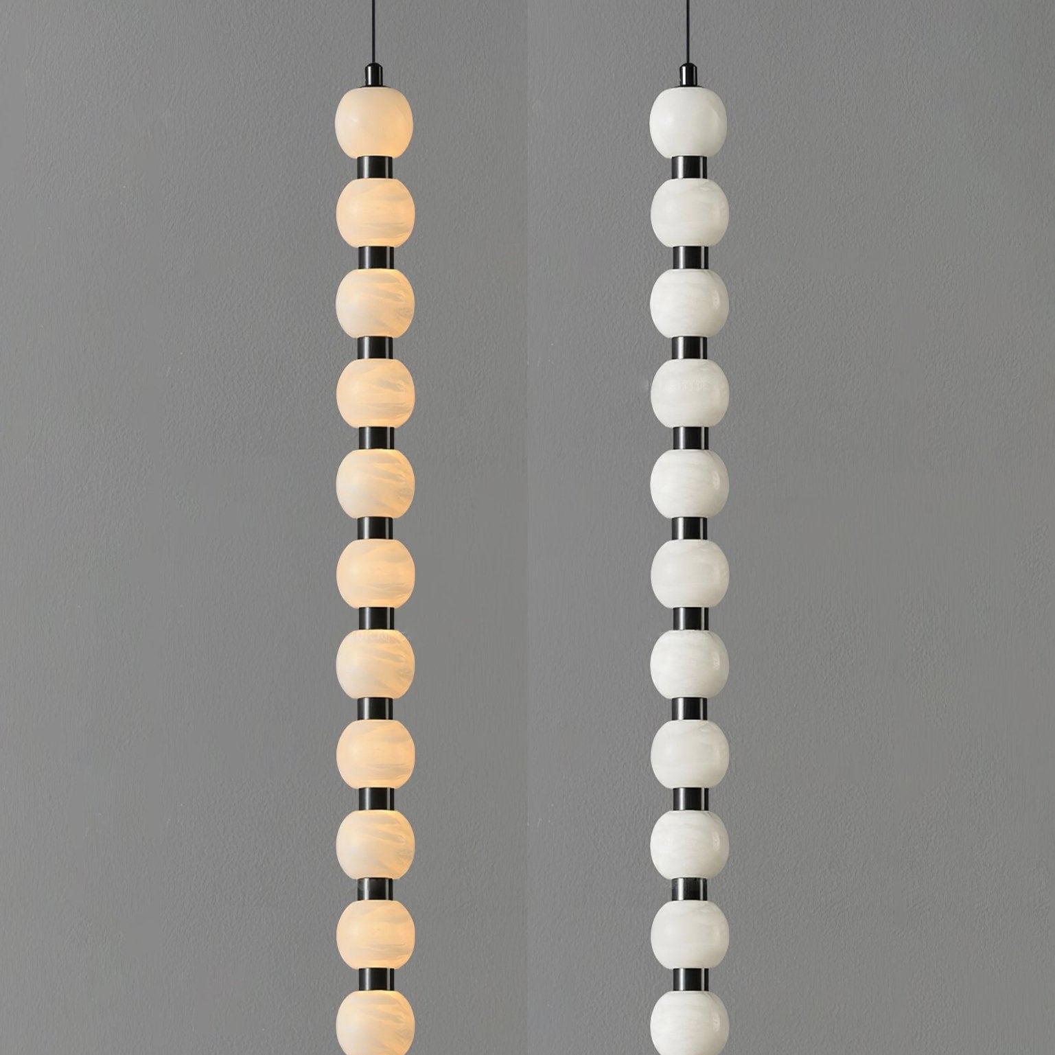 Alabaster Cascade Pendant Light