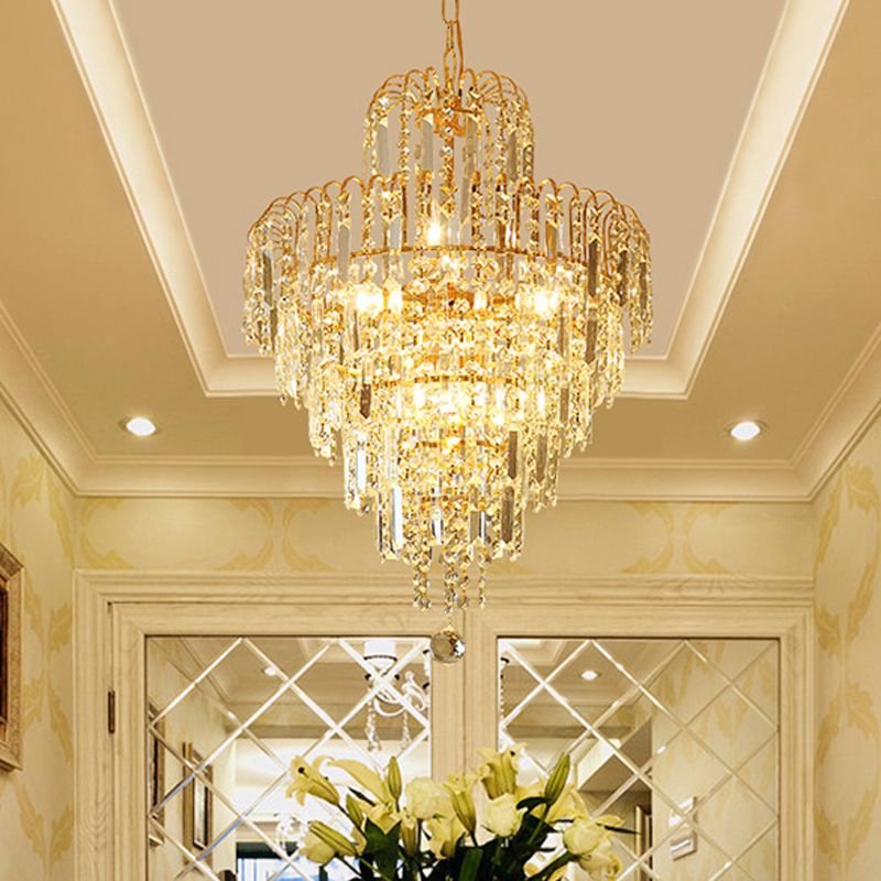LuxeLina Crystal Chandelier