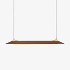 Solenne Brass & Walnut Pendant
