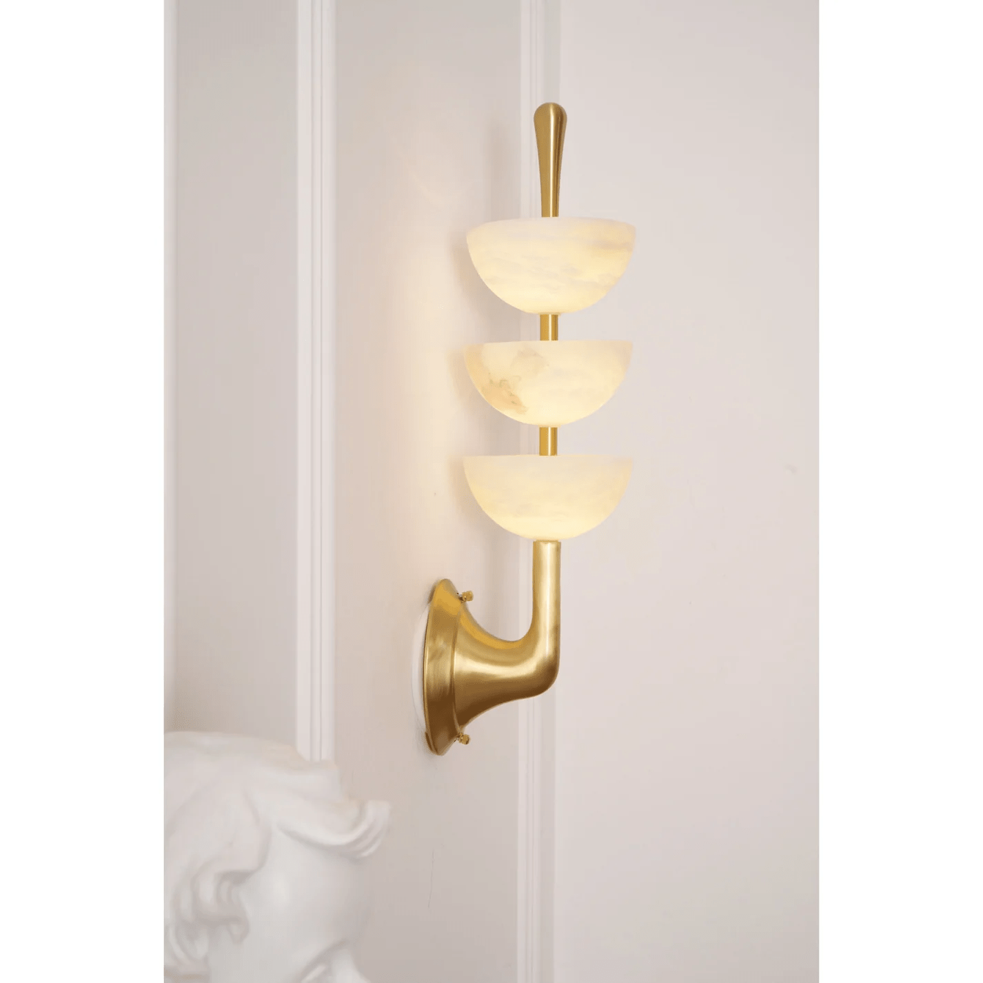 Alabaster Charm Wall Light