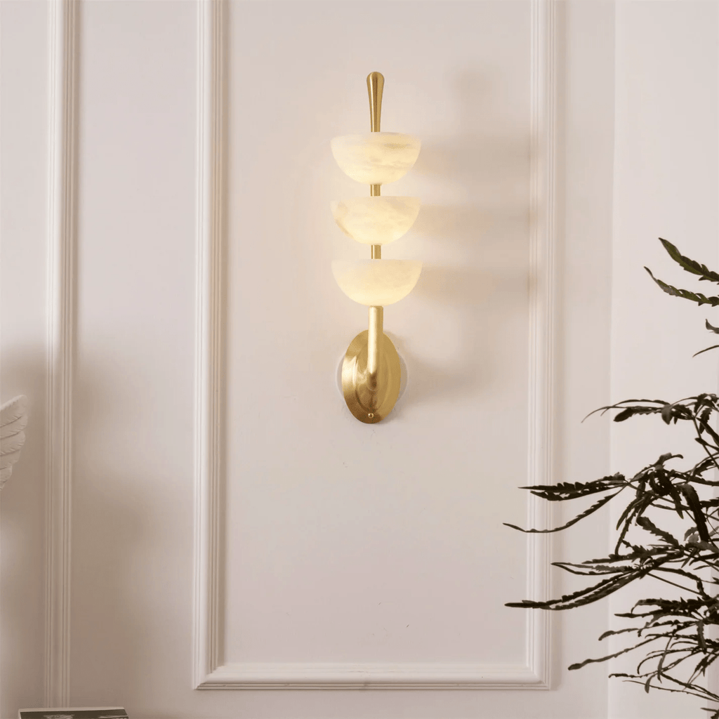 Alabaster Charm Wall Light