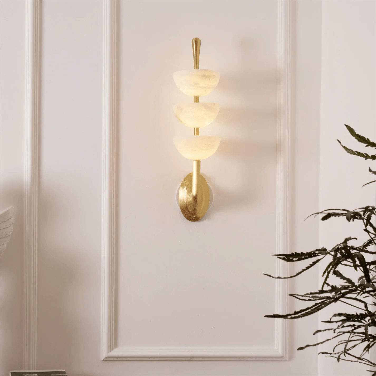 Alabaster Charm Wall Light