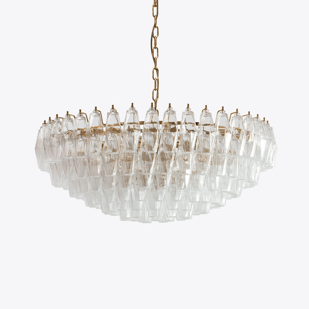 Virelia Polyhedron Murano Glass Chandelier
