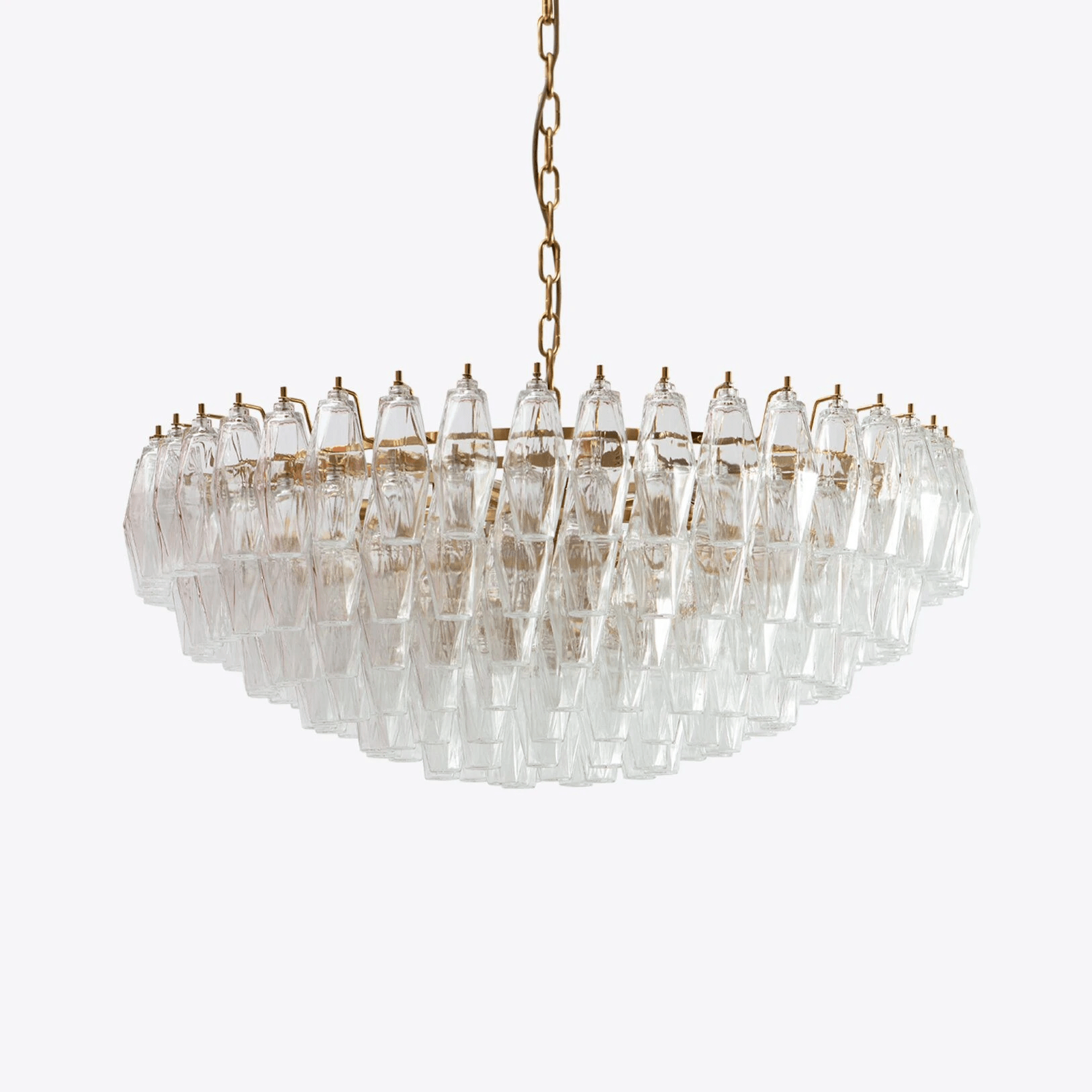 Virelia Polyhedron Murano Glass Chandelier